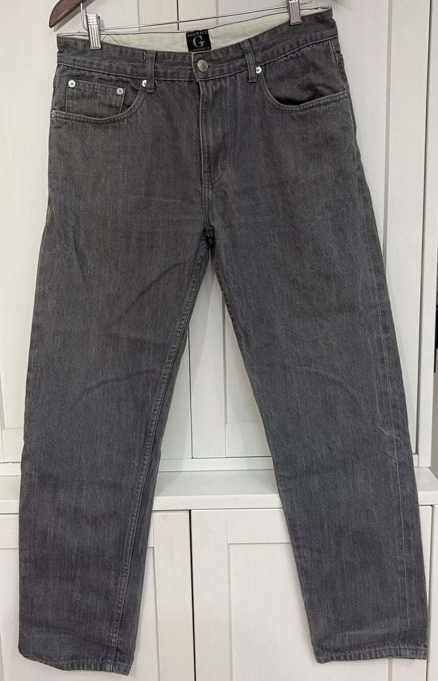 Goodale The Tailored Tapered Gray Cotton Jeans Size 34